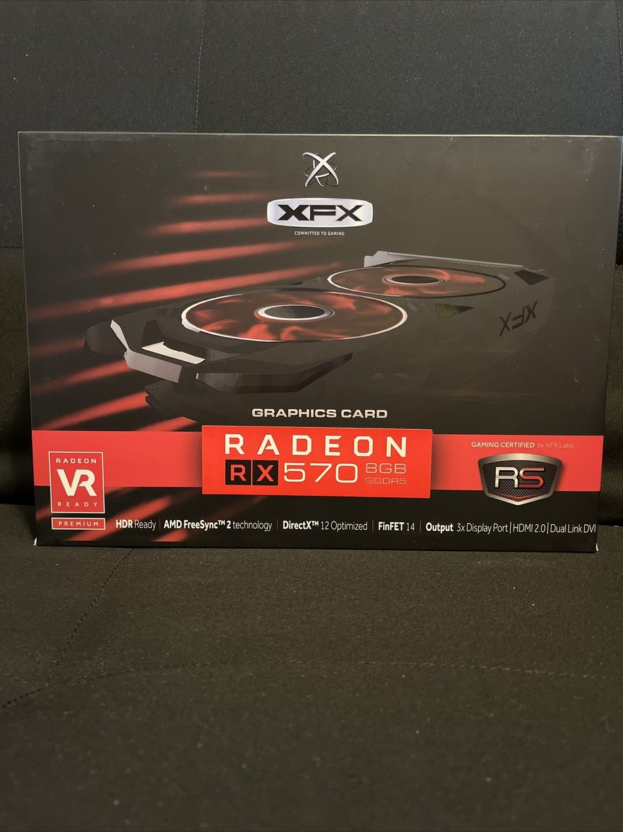 XFX AMD Radeon RX 570 8GB GDDR5 Graphics Card (RX570P8DFD6