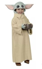 Star Wars The Mandalorian The Child Grogu Halloween Robe Costume Toddler 3T-4T