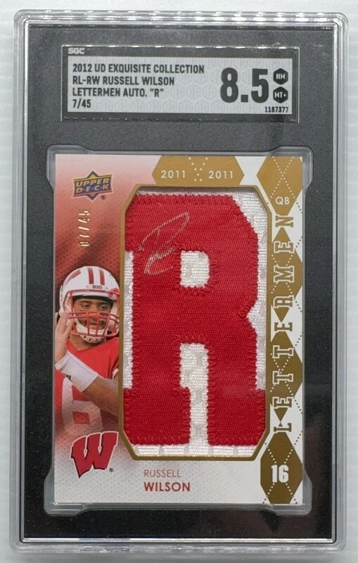 Russell Wilson Upper Deck Rookie Lettermen Autograph #RLRW R