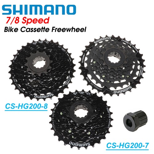SHIMANO CS-HG200 7/8 Velocità Mtb Bicicletta CASSETTA RUOTA LIBERA CON  Strumento 28T/32T | eBay