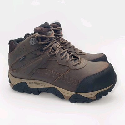 Merrell Moab Adventure Mid Waterproof Carbon Fiber Safety Toe Size 10W J004633W