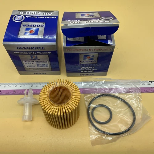 WCO17 WC017 (2 Pack) Cooper Wesfil OIL FILTER fits Toyota NOS Also R2620P