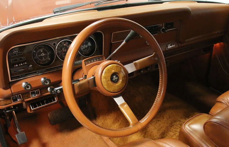 Botón bocina volante AMC Jeep SJ CJ FSJ GRAND WAGONEER MADERA NARANJA OEM Foto 3 de 4