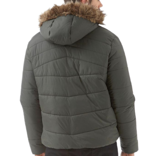 JACK AND JONES Violin Puffer Jacket Khaki Size Medium rrp £64.99 DH006 BB 15 image 4