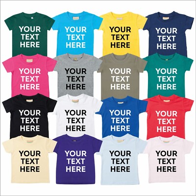 Larkwood Personalisiertes Baby-T-Shirt – Textdruc Produktbild-Vorschau 1