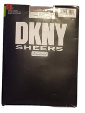 New Vintage DKNY Sheers Silky Sheer Pantyhose Small -Pebble- sheer to waist