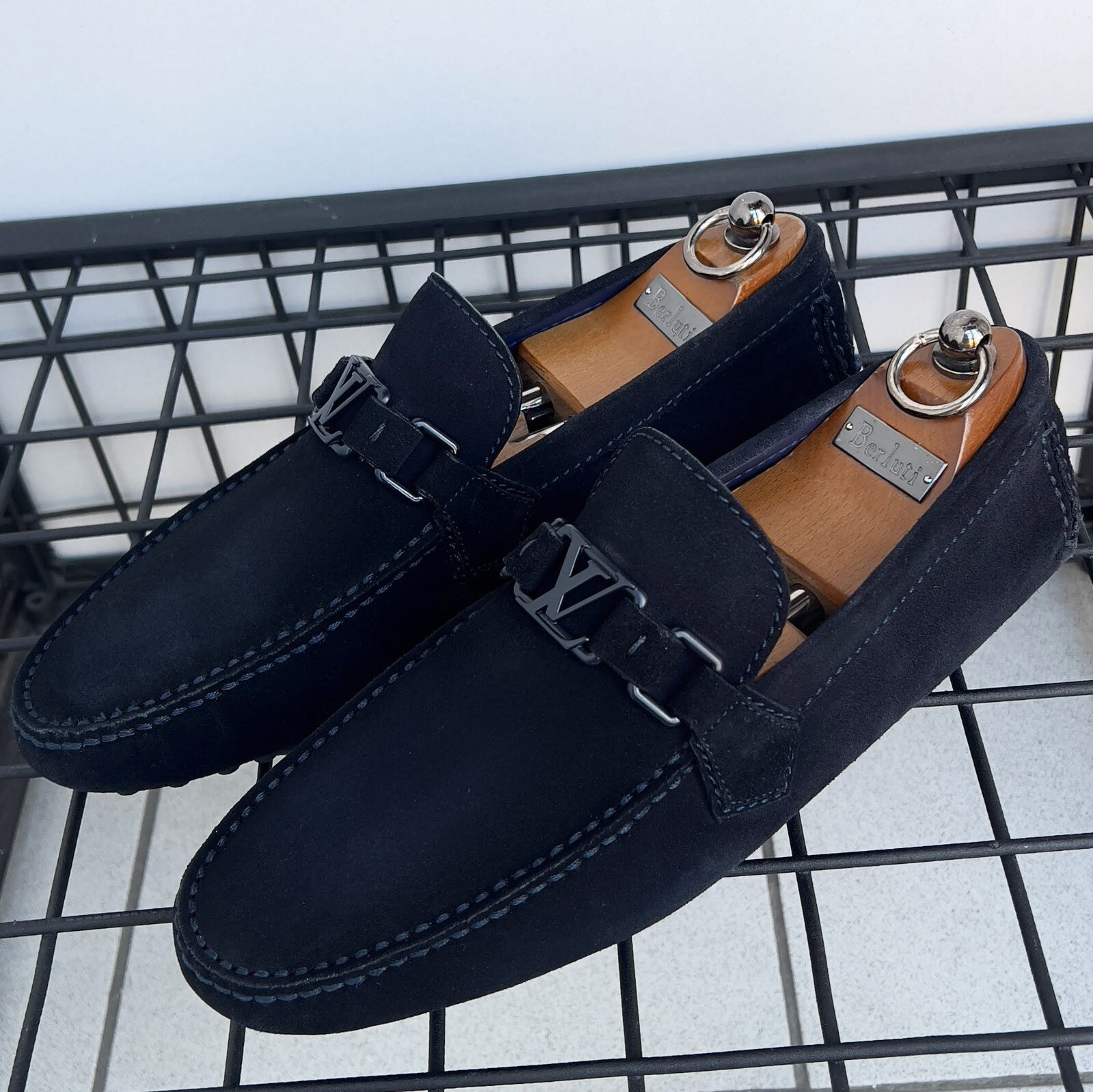 Louis Vuitton Hockenheim moccasin navy 