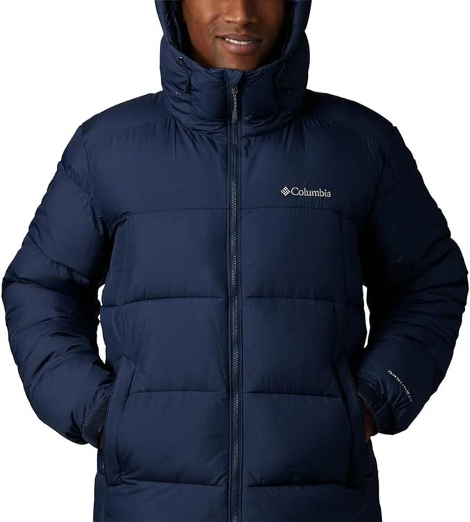 COLUMBIA Pike Lake Hooded Mens S Puffer Winter Parka Jacket Coat