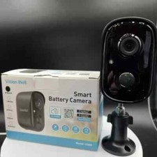 Wireless Outdoor Security Cameras, WiFi 1080P Battery Powered, Spotlight Siren