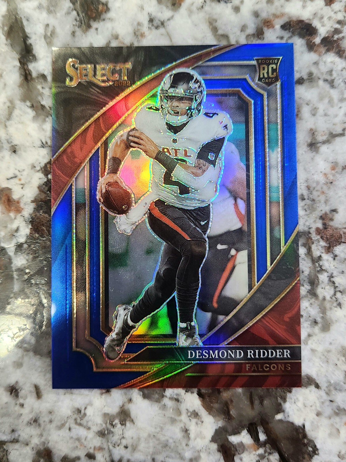 2022 Desmond Ridder RC Select #355 Suite Level Blue Prizm #11/99