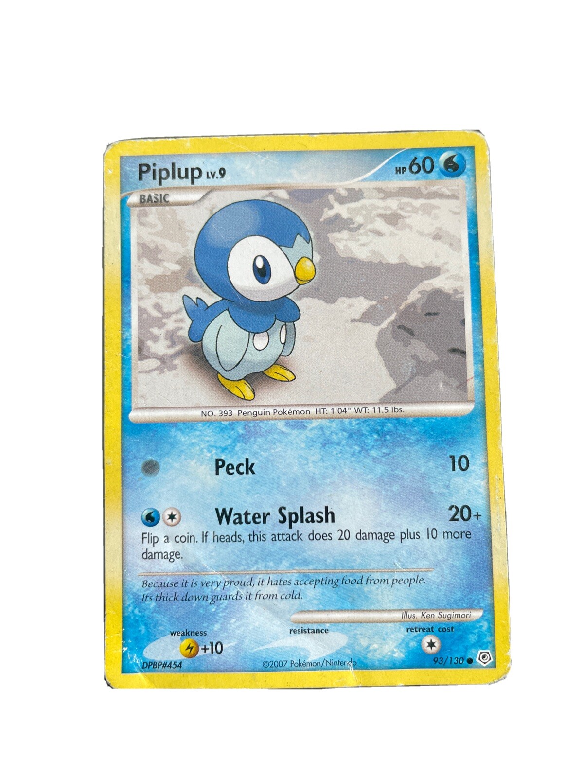 piplup 93/130 For Sale - MAVIN