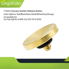 11mm Concave Shutter Release Button for Fuji FujiFilm X100F X E3 XT2 XT10 XT20