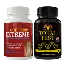 Goji Berry Immune Health Weight Loss Testosterone Boost Antioxidant Supplement