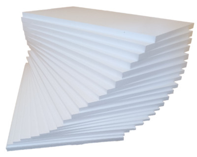 5 Lastre Di Polistirolo 100x100 Cm - Spessore 2 Cm, Densit&agrave; 25 Kg/m&sup3;, Per Isolamento E Fai-Da-Te