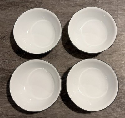 SET OF 4 - CORNING CORELLE - TRANQUIL REFLECTIONS - 6 1/4'' SOUP CEREAL BOWLS