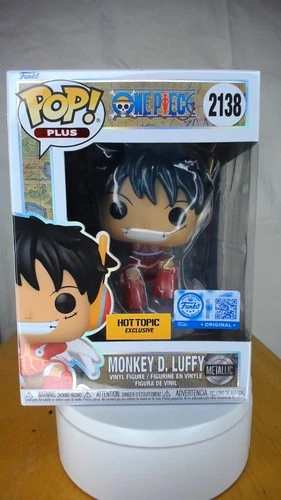 Funko Pop!: One Piece - Monkey D. Luffy #2138 Metallic Exclusive Special Edition
