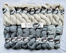 950g Austermann Eko Pur Degrade Natur Grau hell dunkel Alpaka  Schurwolle