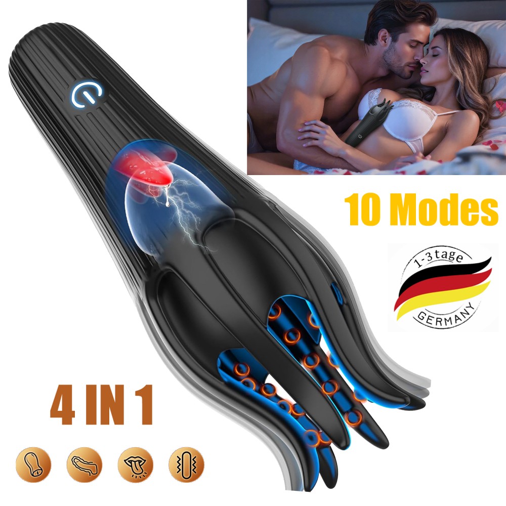 Penis Vibrator Elektrische Masturbator Cup Eichel Stimulator Mann Sexspielzeug~