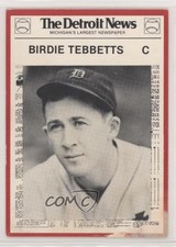 1981 Detroit News Tigers Boys of Summer 100th Anniversary Birdie Tebbetts 3c7