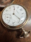 1908 WALTHAM Gold Filled Full Hunter Gents Pocket Watch. Non Runner Antique