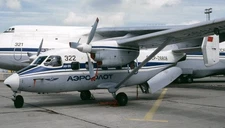 Antonov An-28 Aeroflot Mahogany Desk Wood Airplane New Model Large Scale 1/48