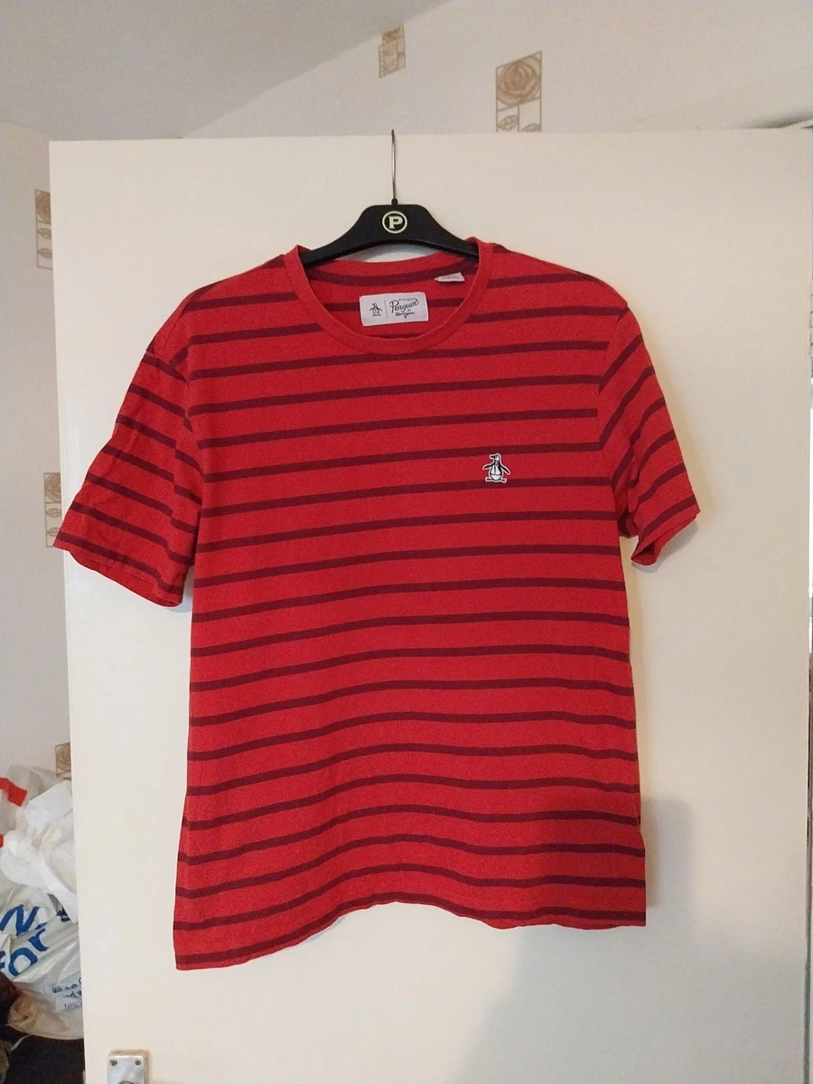 T-shirt d'été pingouin mignon, col rond, homme, 220 g/m², pur
