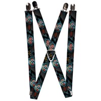`Suspenders - 1.0`` - High Voltage Skull` (Us Import) Acc Neu