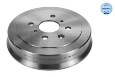 2x Bremstrommel MEYLE 11-15 523 0005 für C1 CITROËN PEUGEOT TOYOTA AYGO 107 VVTi