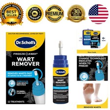 Dr Scholls Freeze Away Wart Remover for Hands Feet 12 ct Common Plantar Warts