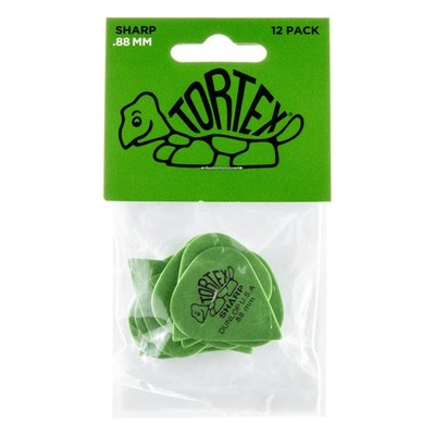 Dunlop 412P.88 Tortex Sharp Picks 0,88 mm - Plektren Set