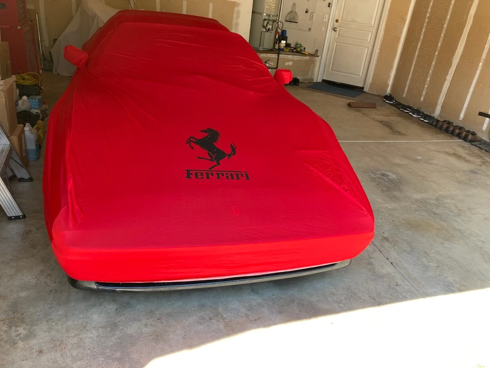 Cubierta de coche Ferrari 308-Gts-328-Gts, cubierta protectora interior, cubierta blanda es pieza OEM Foto 4 de 4