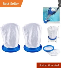 2-Pack Sand & Silt Filter Bags for Pool Blaster Max CG, HD - Washable & Durable