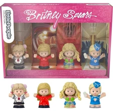 Fisher-Price Little People Britney Spears Collector Figures 4pk New In Box 2024