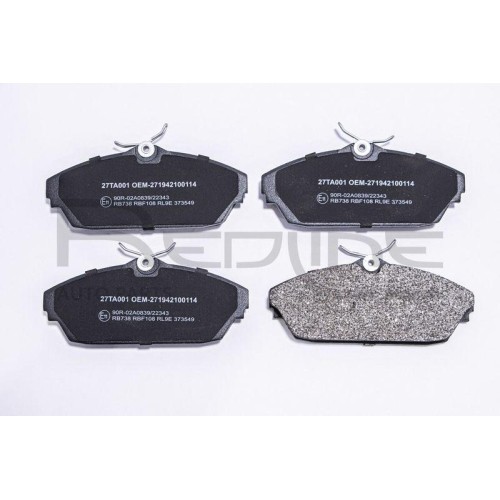 Plaquettes de frein Red-line 27TA001 à haute friction thermique pour Tata
