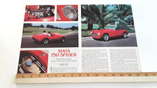 Siata 750 Spider 412 Original 1980 Article