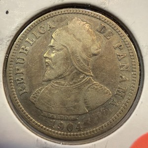 Panama Silver 10 Centesimos 1904   R114