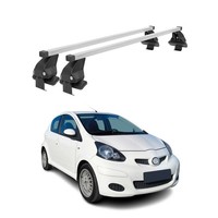 Menabo DachträGer GrundtäGer FüR Toyota Aygo 2005-2014 50Kg Stahl Silber 2 Tlg