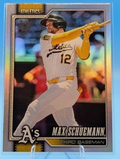 Max Schuemann Rainbow Foil 2026 Topps Series 1 #225 Oakland Athletics