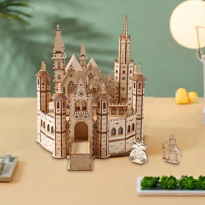 3D Holzpuzzle Knobelspiel Handwerk Hobbys Spielzeug Konstruktionsspielzeug Kreativ Zum Selbermachen