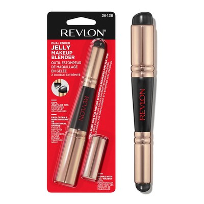 Revlon Dual Ended Jelly Makeup Blender Tool, Silicone Makeup Applicator for Blus