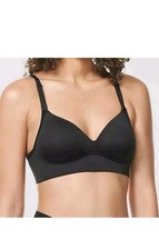 Warners Simply Perfect Bra Wire Free Lightly Lined Convertible Strap Black 40D