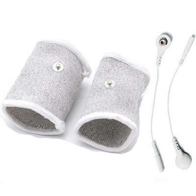 E-stim Adjustable Fabric Silver Thread Conductive Loop Accessories for Tens