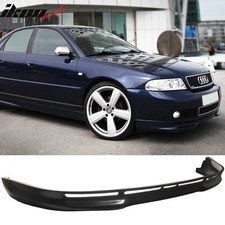 Fits 96-01 Audi A4 B5 Type L Style Front Bumper Lip Spoiler Unpainted Pu