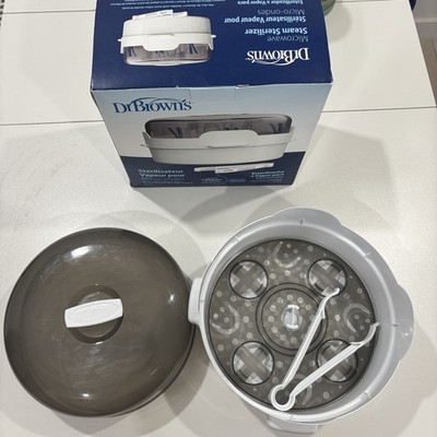 Dr. Brown's Microwave Steam Sterilizer  for Baby Bottles Open Box 