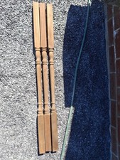 Hardwood Mahogany Stair Spindals Turned Wood 1070mm Length Approx  90off