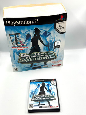 Dance Dance Revolution SuperNova 2 Game and Dance Pad for Playstation 2