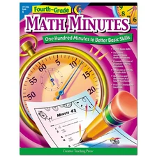 Creative Teaching Press® Math Minutes Book, Grade 4