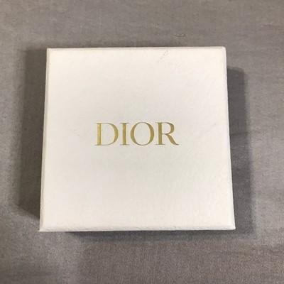 Dior Empty Box 3.5x3.5x1 White Jewelry Storage