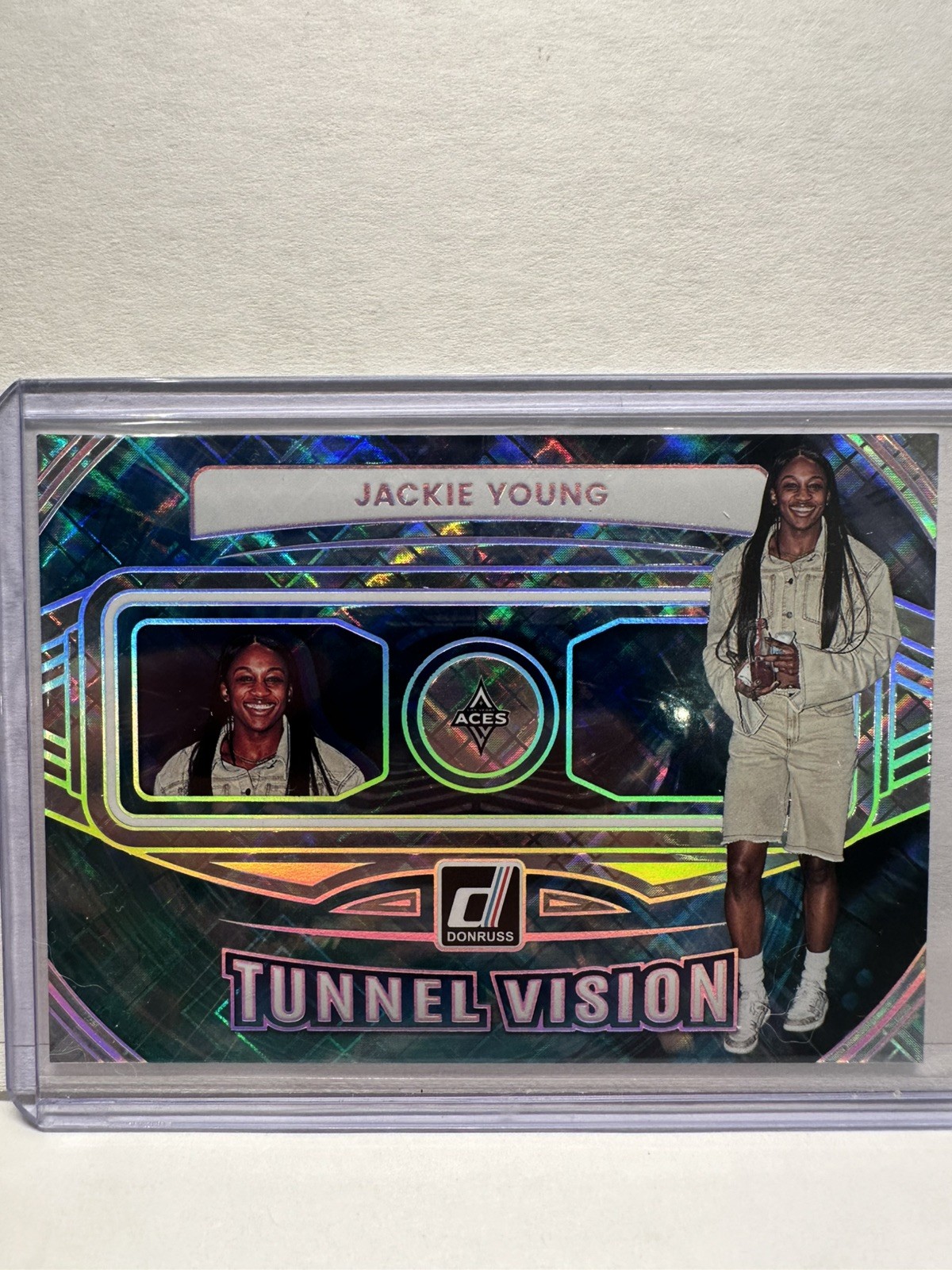 2026 Panini Donruss WNBA JACKIE YOUNG TUNNEL VISION DIAMOND ACES #8