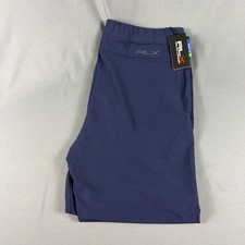RLX Ralph Lauren Golf Pants Stretch Waistband 36 x 30 Navy Nylon NWT MSRP 168